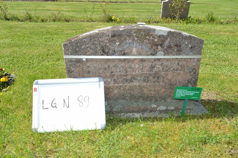 Grave number: LG N    89
