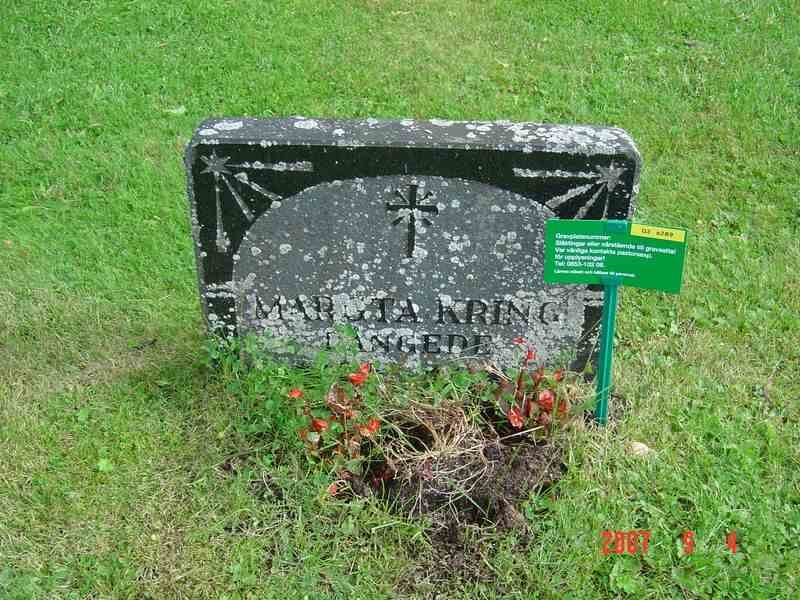 Grave number: D G 3   289a