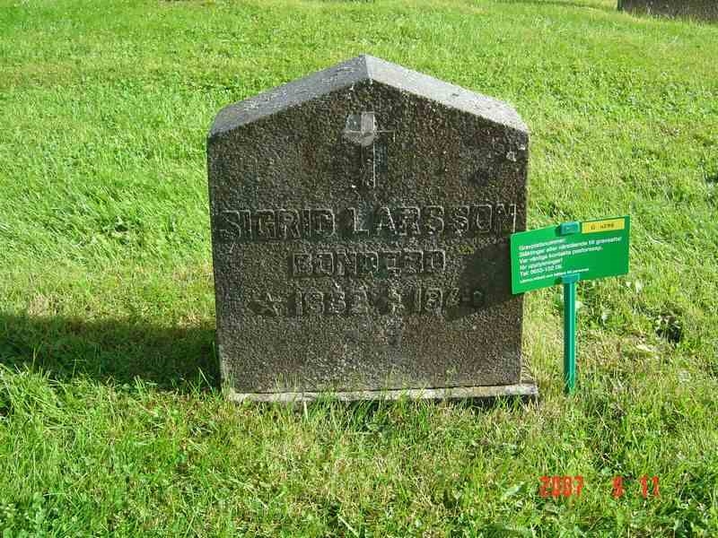 Grave number: D G 3   296U