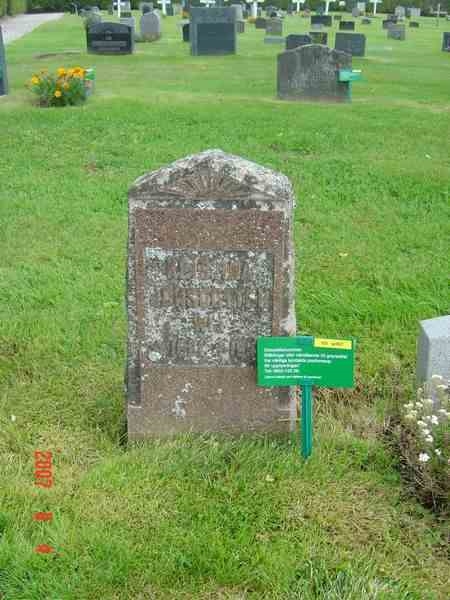 Grave number: D G 3   307a