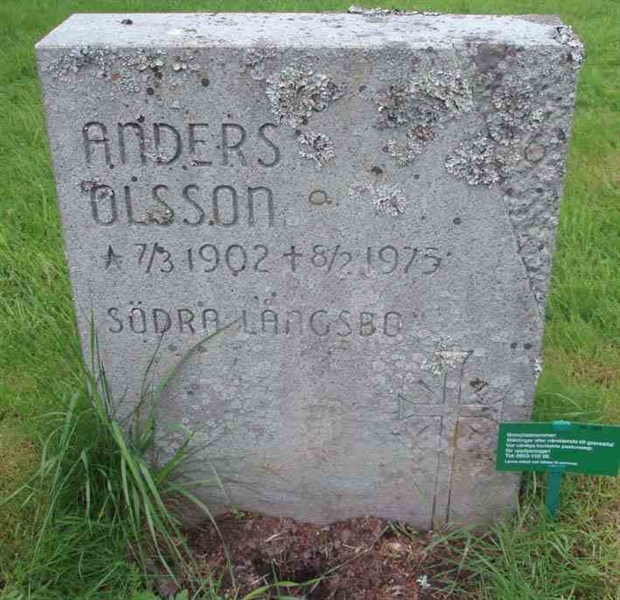 Grave number: D N 1   168