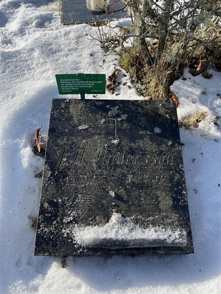 Gravnummer: SJ G    72