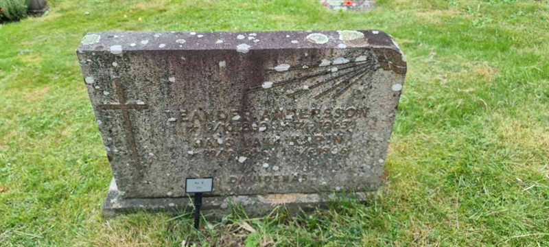 Grave number: M V  114