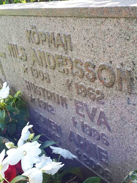 Gravnummer: NK F A   124