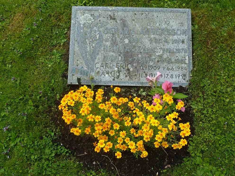 Grave number: 1 G  106