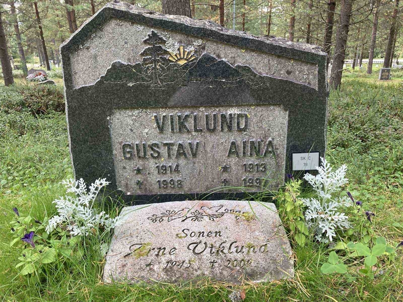 Hautatunnus: SK C 76