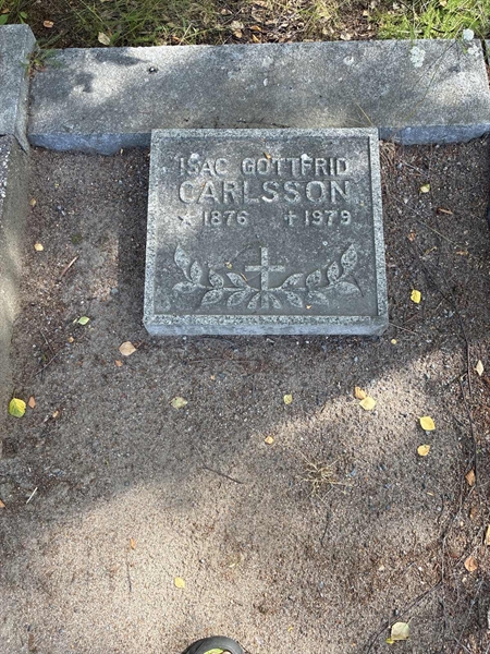 Grave number: 1 G    26