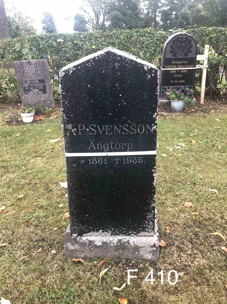 Grave number: AK F   410