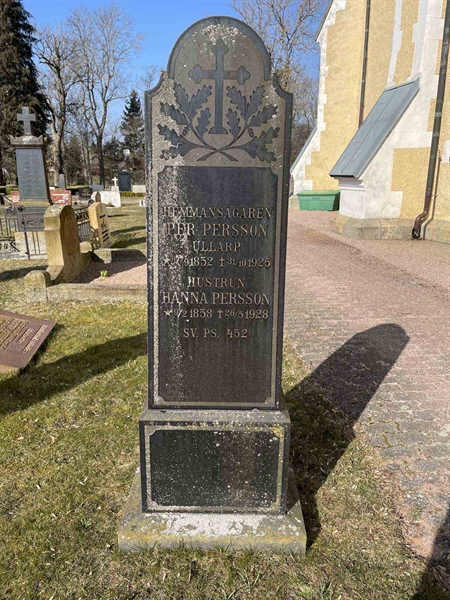 Grave number: VV D    56B