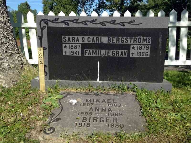 Grave number: HG 02     2