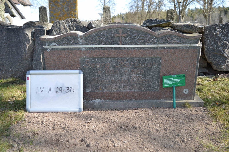 Grave number: LV A    29, 30
