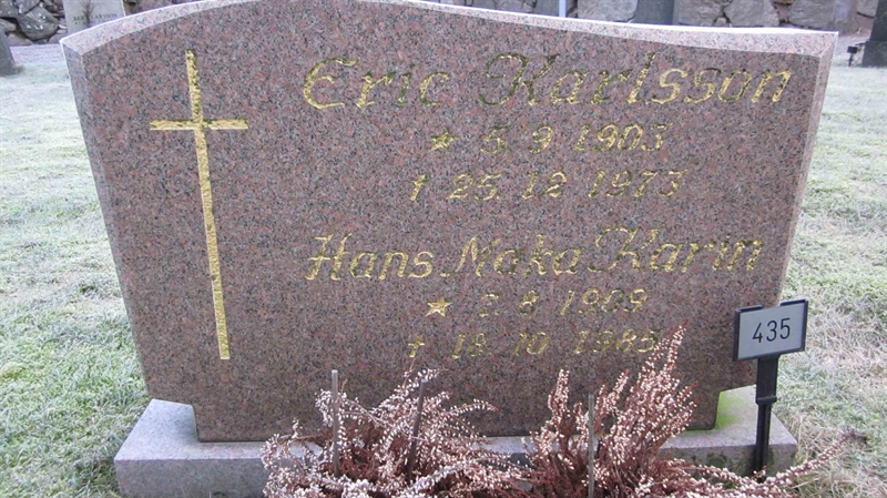 Grave number: KG D   435, 436