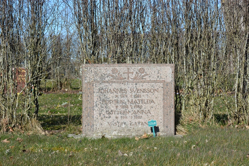 Grave number: B1 6    38
