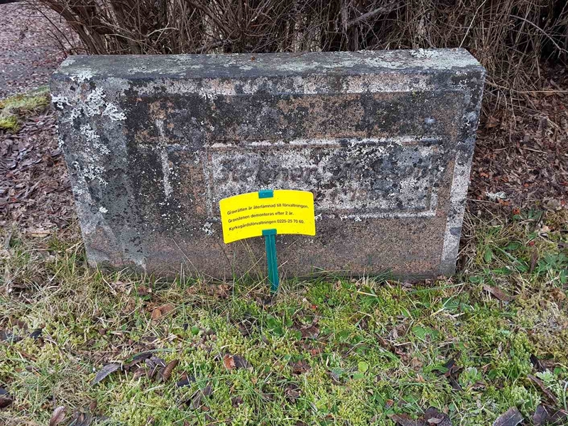 Grave number: 4 G     1