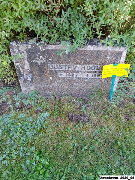 Grave number: 4 H    18