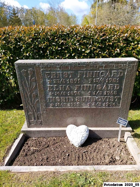 Grave number: 1 H B   182