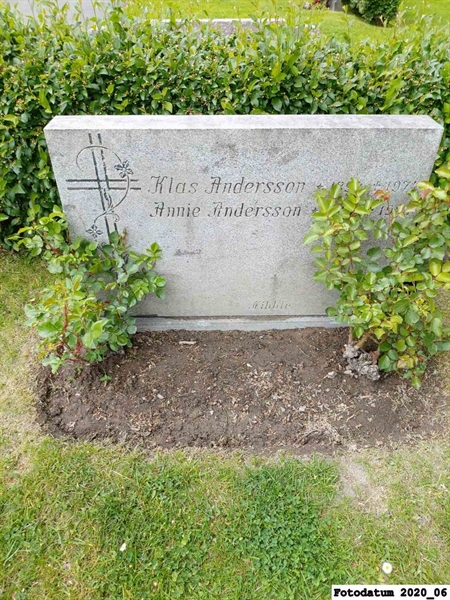Grave number: 1 H I    93