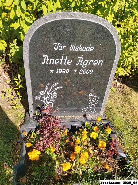 Grave number: 1 M UL  1040