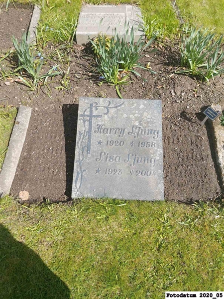 Grave number: 1 H F    37