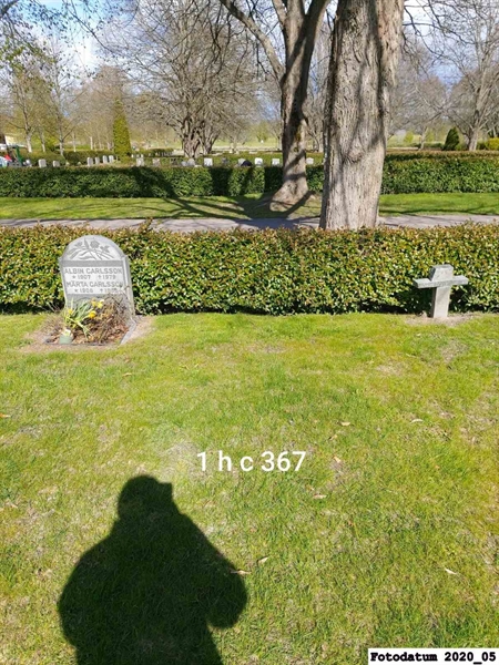 Grave number: 1 H C   367