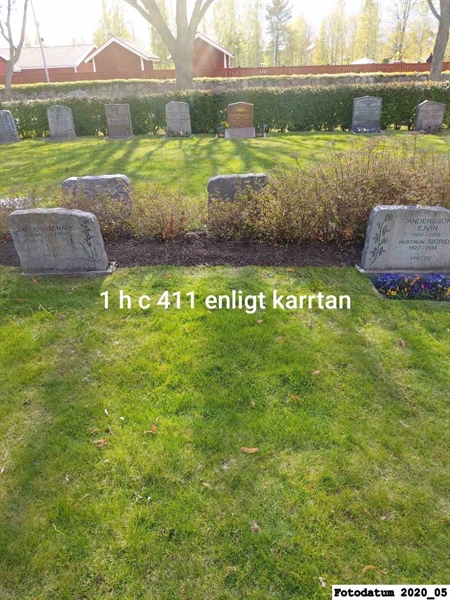 Grave number: 1 H C   411