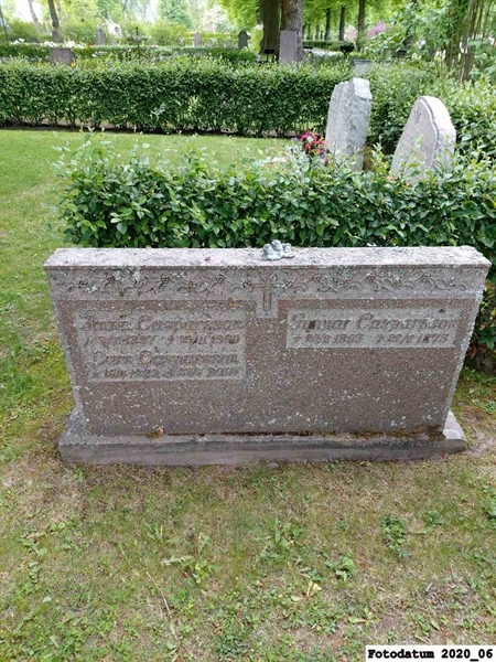 Grave number: 1 H I   102