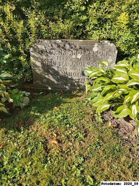 Grave number: 1 N   289