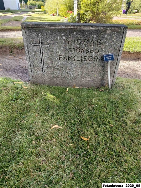 Grave number: 1 N   283