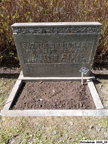 Grave number: 1 H B   191