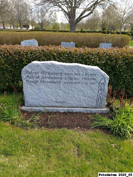 Grave number: 1 H B   166
