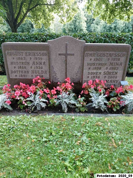 Grave number: 1 Ö 2    58