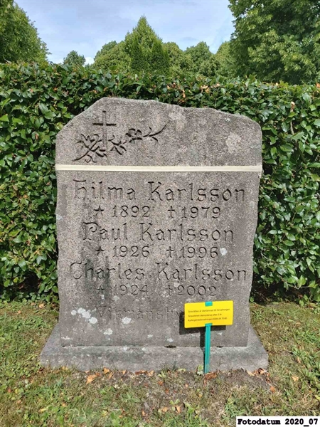 Grave number: 1 H M   193