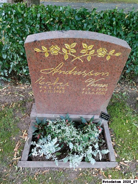Grave number: 1 H M   159