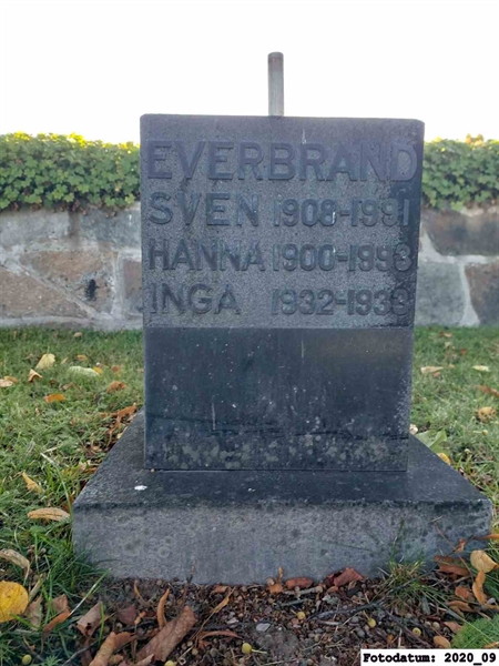 Grave number: 1 Ö 20   132