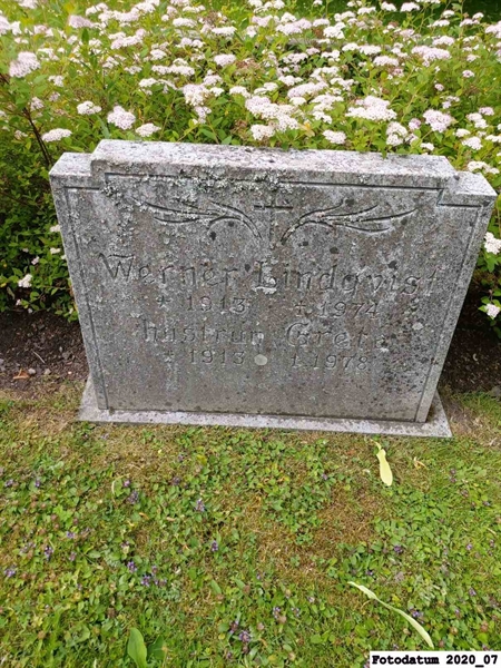Grave number: 1 H M   134