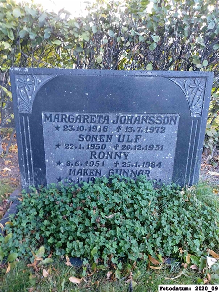 Grave number: 1 Ö 22    20