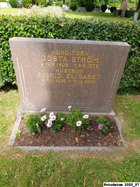 Grave number: 1 H M   191