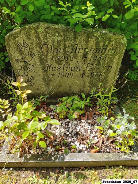 Grave number: 1 H R    77