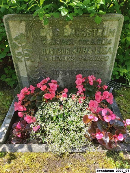 Grave number: 1 H R    97