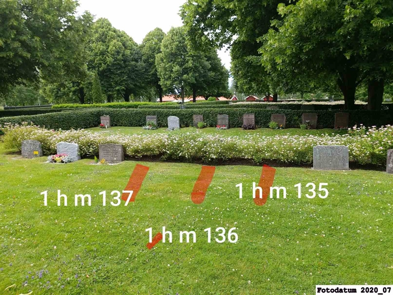 Grave number: 1 H M   135