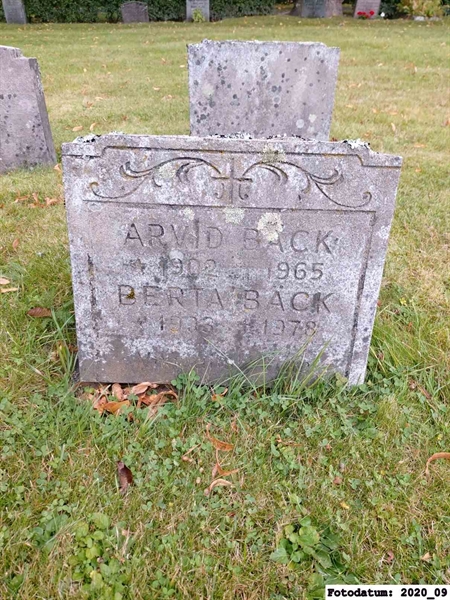 Grave number: 1 Ö 36   148V