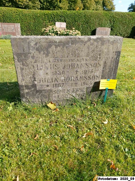 Grave number: 1 Ö 29    55