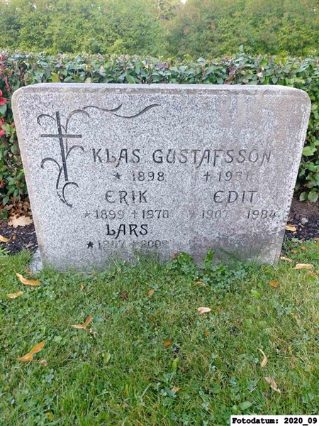 Grave number: 1 Ö 22    67