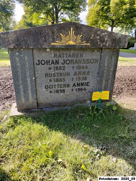 Grave number: 1 Ö 18   125