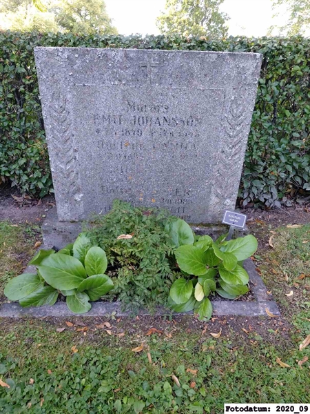 Grave number: 1 Ö 29    10