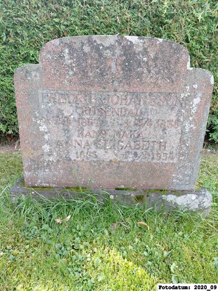 Grave number: 1 Ö 30   127A