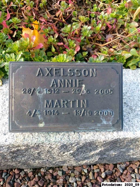 Grave number: 1 AG O   159