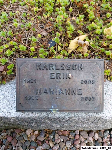 Grave number: 1 AG E   122
