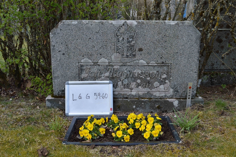 Grave number: LG G    59, 60