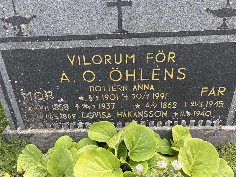 Grave number: SÄ MEL  1003